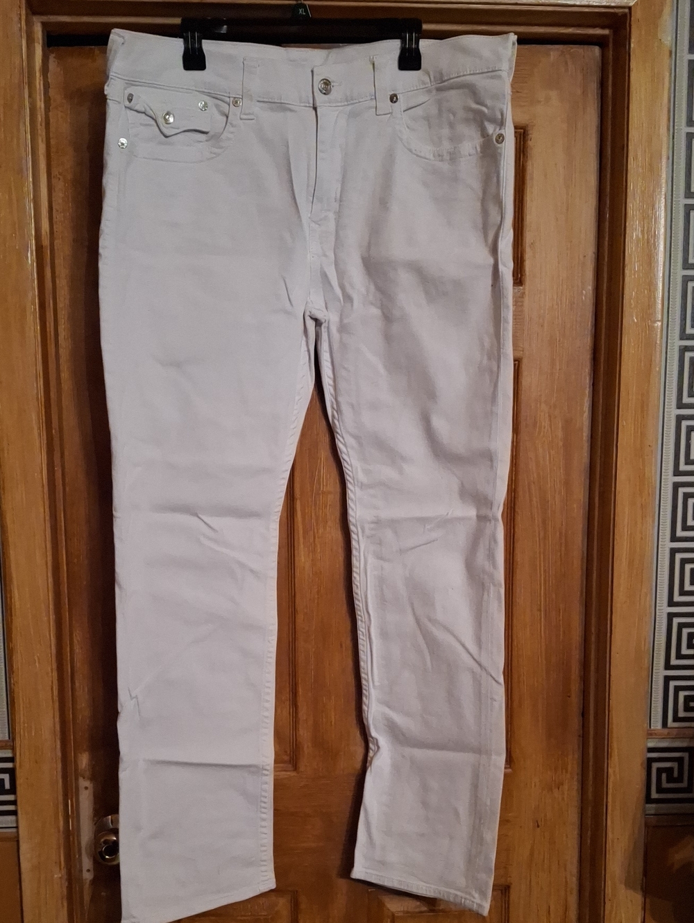 True Religion Women's Skinny Jeans in Light Beige
